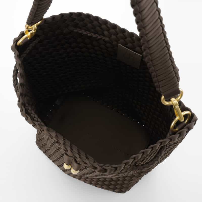 NAGHEDI NAGHEDI ＜ナゲディ＞ バケットバッグ “Mercer Large Bucket“ DARK BROWN