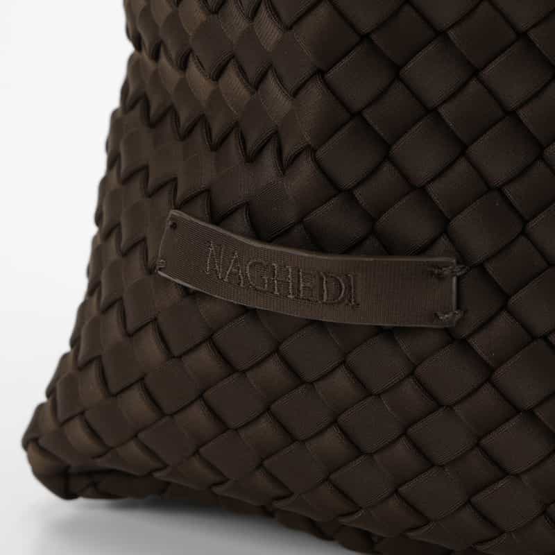 NAGHEDI NAGHEDI ＜ナゲディ＞ バケットバッグ “Mercer Large Bucket“ DARK BROWN