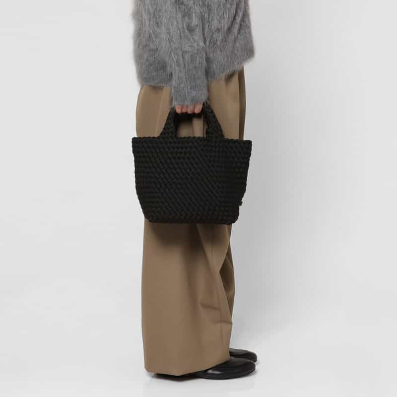NAGHEDI NAGHEDI ＜ナゲディ＞ スモールトートバッグ “St Barths Small Tote“ BLACK