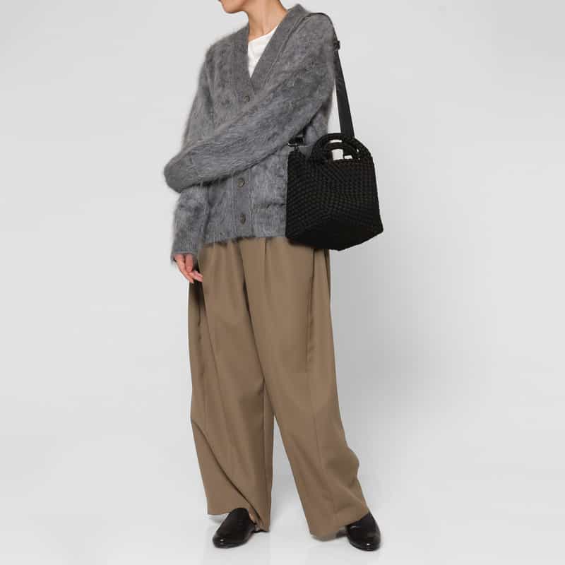 NAGHEDI NAGHEDI ＜ナゲディ＞ スモールトートバッグ “St Barths Small Tote“ BLACK