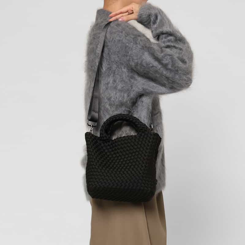 NAGHEDI NAGHEDI ＜ナゲディ＞ スモールトートバッグ “St Barths Small Tote“ BLACK