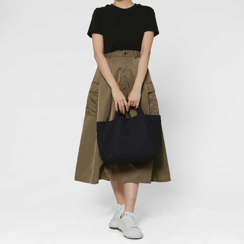 NAGHEDI NAGHEDI ＜ナゲディ＞ バーニーズ　ニューヨーク限定トートバッグ “St Barths Medium Tote“ DARK NAVY