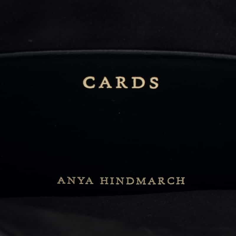ANYA HINDMARCH ANYA HINDMARCH ＜アニヤ ハインドマーチ＞ サングラスホルダー “EYES“ BLACK