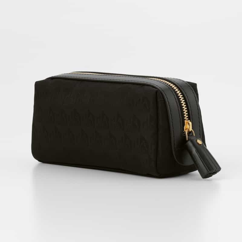 ANYA HINDMARCH ANYA HINDMARCH ＜アニヤ ハインドマーチ＞ AHロゴ・ガーリー・スタッフ・ポーチ BLACK