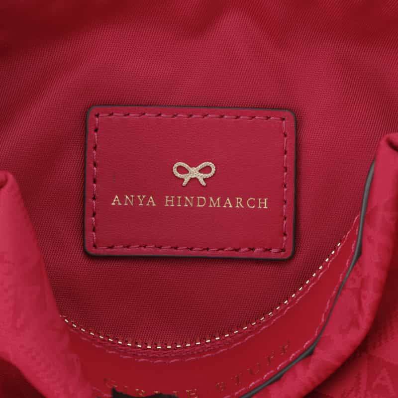 ANYA HINDMARCH ANYA HINDMARCH ＜アニヤ ハインドマーチ＞ AHロゴ・ガーリー・スタッフ・ポーチ PINK