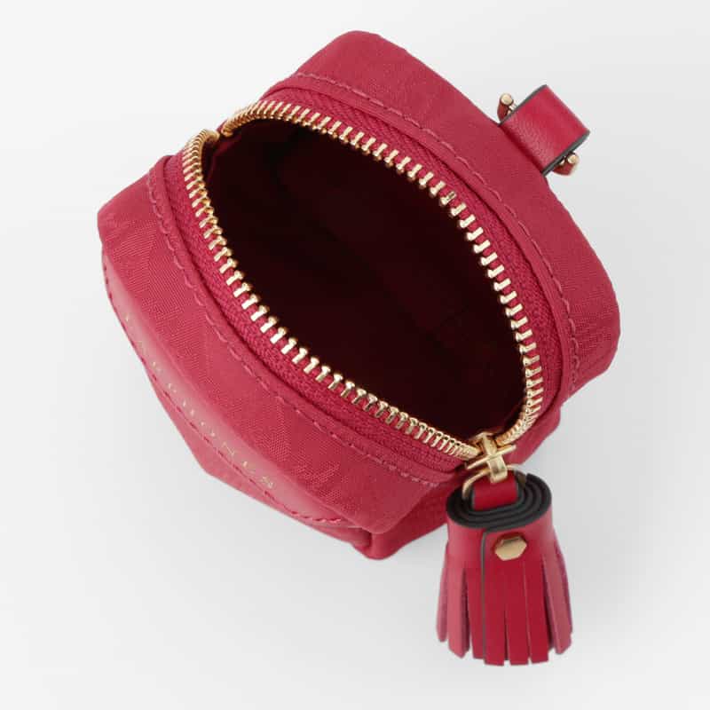 ANYA HINDMARCH ANYA HINDMARCH ＜アニヤ ハインドマーチ＞ AHロゴ ナイロン イヤフォンポーチ PINK
