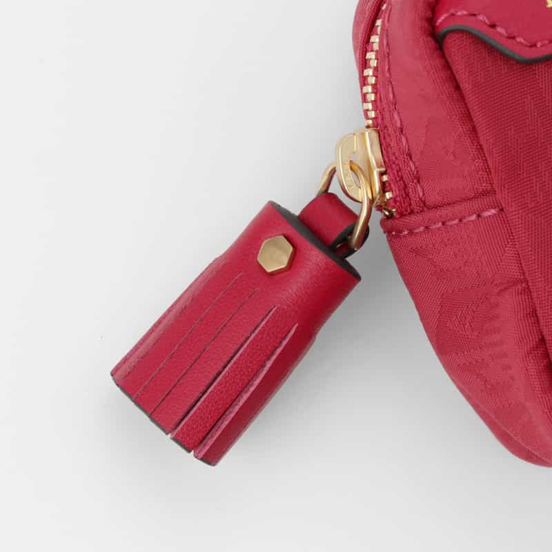 ANYA HINDMARCH ANYA HINDMARCH ＜アニヤ ハインドマーチ＞ AHロゴ ナイロン イヤフォンポーチ PINK