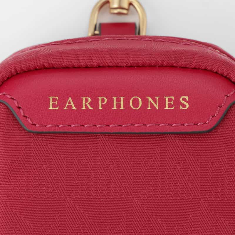 ANYA HINDMARCH ANYA HINDMARCH ＜アニヤ ハインドマーチ＞ AHロゴ ナイロン イヤフォンポーチ PINK