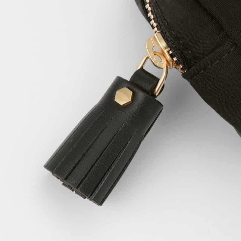 ANYA HINDMARCH ANYA HINDMARCH ＜アニヤ ハインドマーチ＞ AHロゴ ナイロン イヤフォンポーチ BLACK