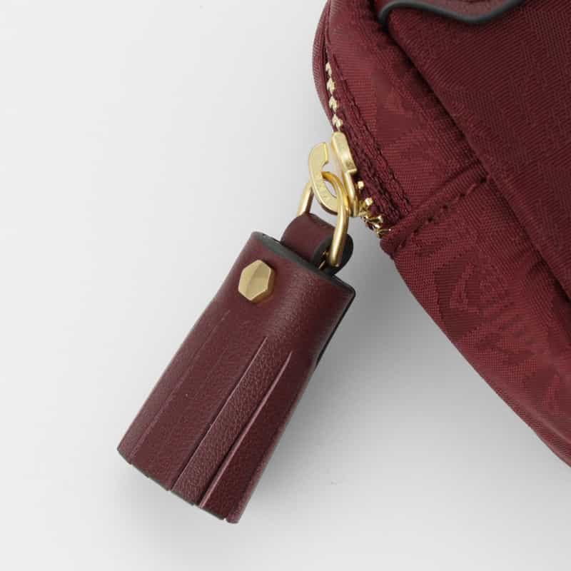 ANYA HINDMARCH ANYA HINDMARCH ＜アニヤ ハインドマーチ＞ AHロゴ ナイロン イヤフォンポーチ WINE