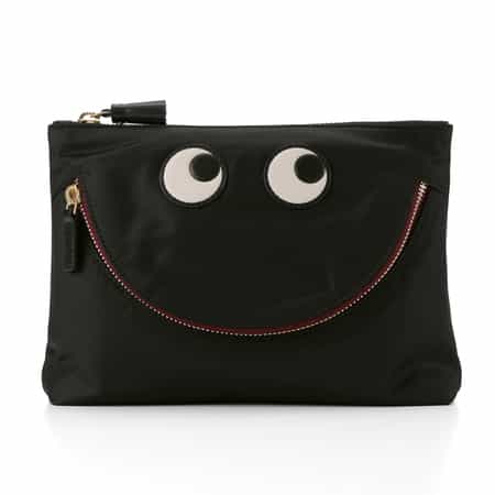 ANYA HINDMARCH ＜アニヤ ハインドマーチ＞ ハッピー・ポーチ “EYES“