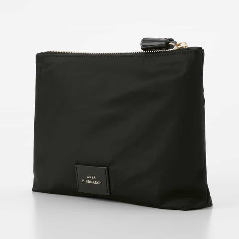 ANYA HINDMARCH ANYA HINDMARCH ＜アニヤ ハインドマーチ＞ ハッピー・ポーチ “EYES“ BLACK
