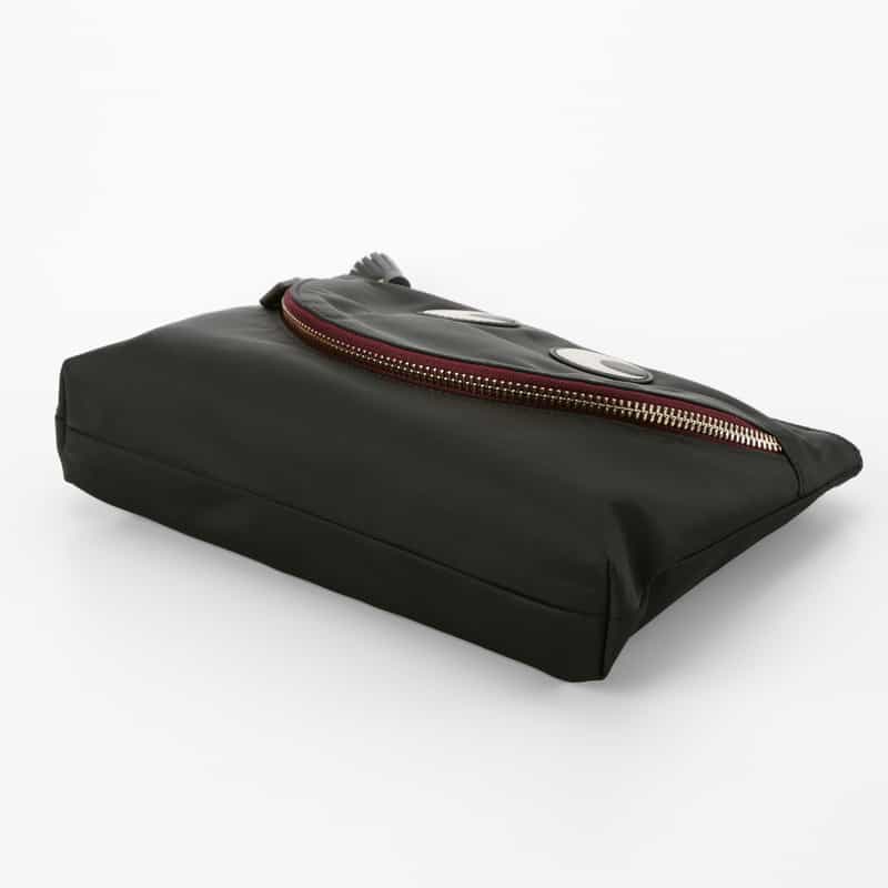 ANYA HINDMARCH ANYA HINDMARCH ＜アニヤ ハインドマーチ＞ ハッピー・ポーチ “EYES“ BLACK
