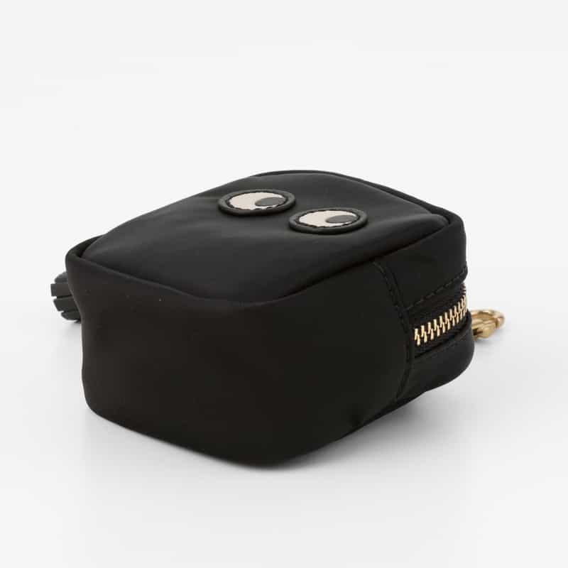 ANYA HINDMARCH ANYA HINDMARCH ＜アニヤ ハインドマーチ＞ ナイロン イヤフォンポーチ “EYES“ BLACK