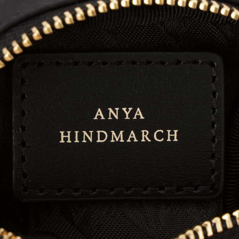 ANYA HINDMARCH ANYA HINDMARCH ＜アニヤ ハインドマーチ＞ ナイロン イヤフォンポーチ “EYES“ BLACK