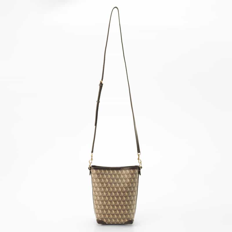 ANYA HINDMARCH ANYA HINDMARCH ＜アニヤ ハインドマーチ＞ ミニバケットバッグ “I am a Plastic Bag“ BROWN