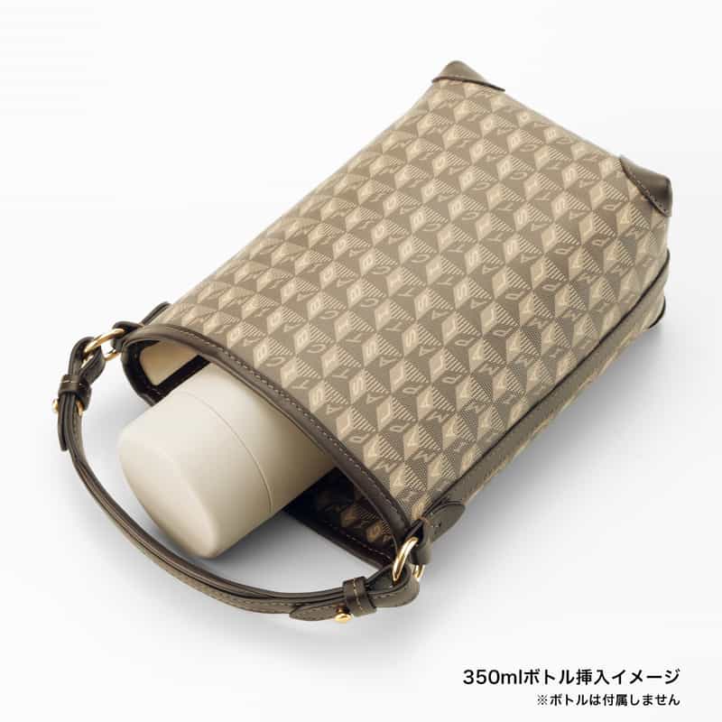 ANYA HINDMARCH ANYA HINDMARCH ＜アニヤ ハインドマーチ＞ ミニバケットバッグ “I am a Plastic Bag“ BROWN