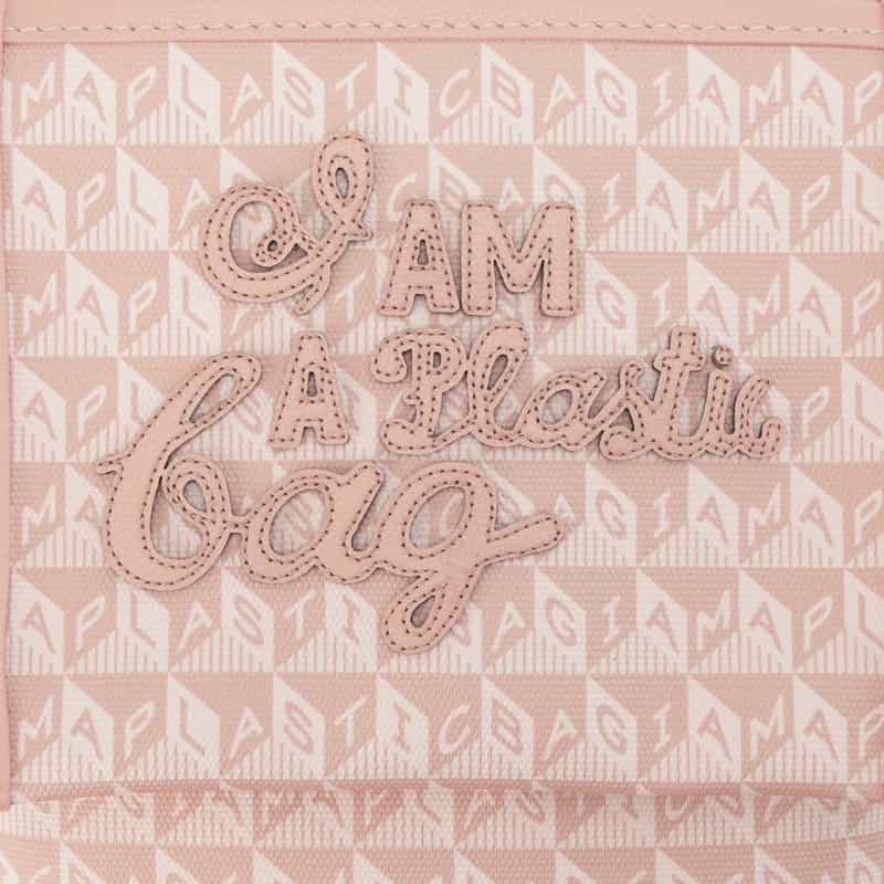 ANYA HINDMARCH ANYA HINDMARCH ＜アニヤ ハインドマーチ＞ ミニバケットバッグ “I am a Plastic Bag“ LIGHT PINK