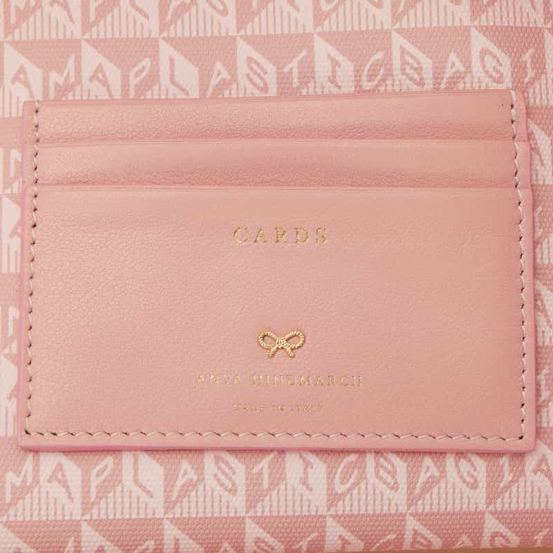 ANYA HINDMARCH ANYA HINDMARCH ＜アニヤ ハインドマーチ＞ ジップ付きトートバッグ “I am a Plastic Bag“ LIGHT PINK