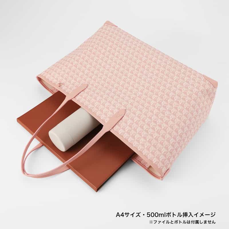 ANYA HINDMARCH ANYA HINDMARCH ＜アニヤ ハインドマーチ＞ ジップ付きトートバッグ “I am a Plastic Bag“ LIGHT PINK