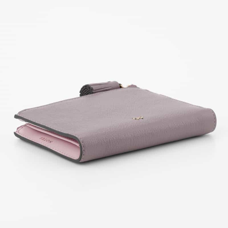 ANYA HINDMARCH ANYA HINDMARCH ＜アニヤ ハインドマーチ＞ ダブルジップコンパクトウォレット "EYES" LIGHT PINK
