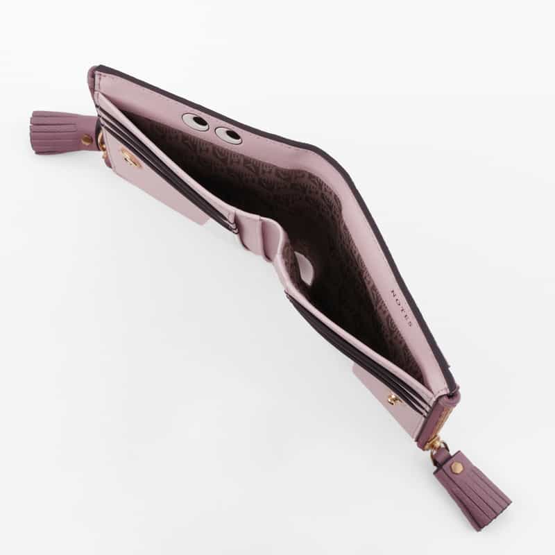 ANYA HINDMARCH ANYA HINDMARCH ＜アニヤ ハインドマーチ＞ ダブルジップコンパクトウォレット "EYES" LIGHT PINK