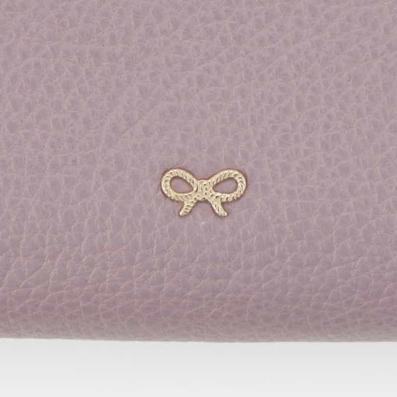 ANYA HINDMARCH ANYA HINDMARCH ＜アニヤ ハインドマーチ＞ ダブルジップコンパクトウォレット "EYES" LIGHT PINK