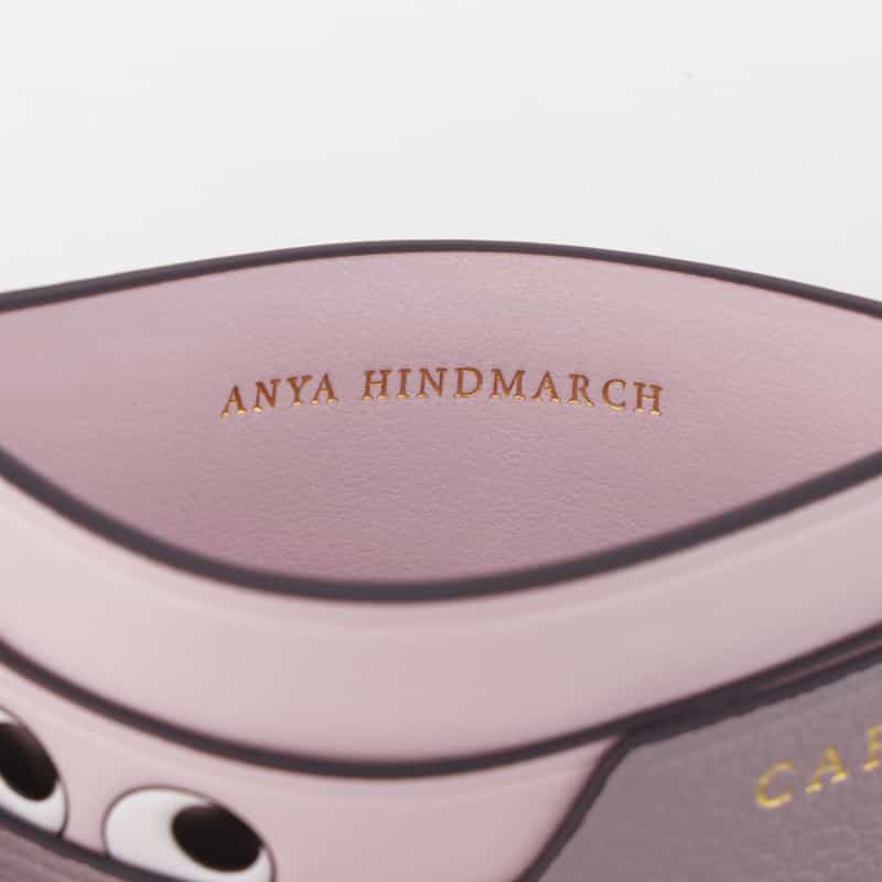 ANYA HINDMARCH ANYA HINDMARCH ＜アニヤ ハインドマーチ＞ カードケース "EYES" LIGHT PINK