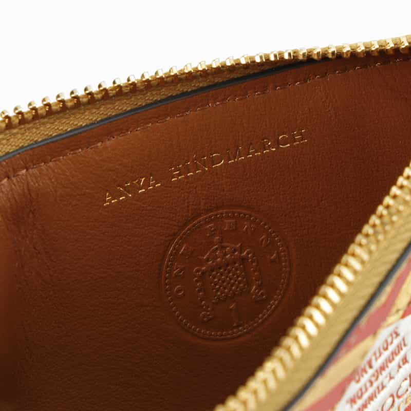 ANYA HINDMARCH ANYA HINDMARCH＜アニヤ ハインドマーチ＞ フラグメントケース “Tunnock's“ GOLD