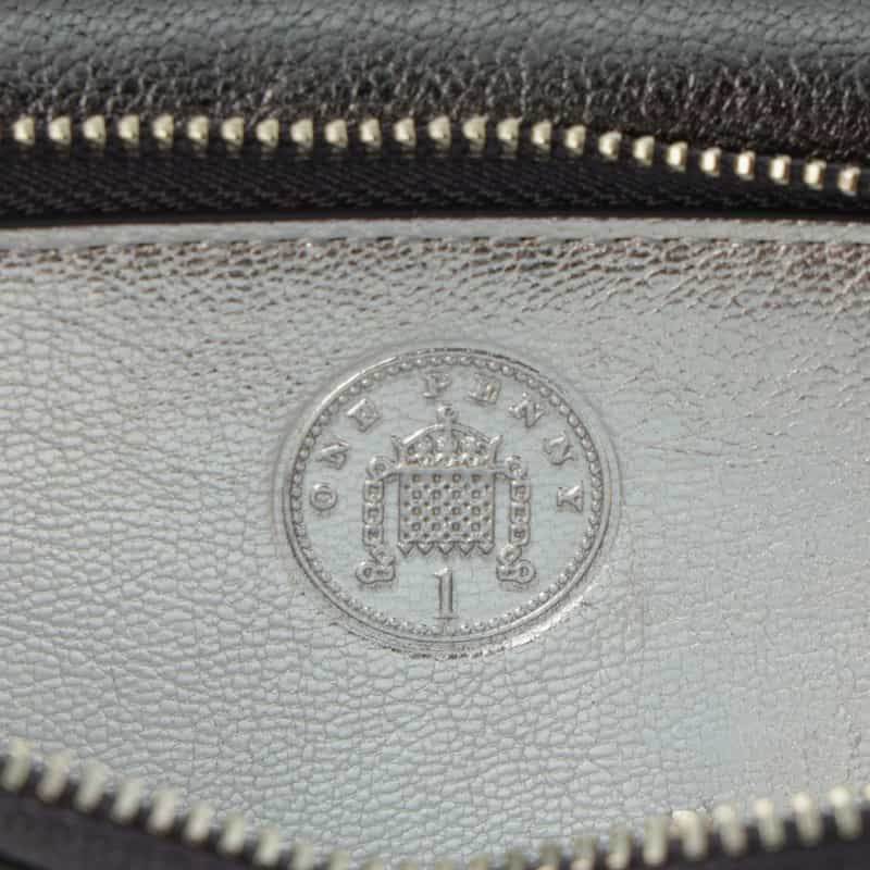ANYA HINDMARCH ANYA HINDMARCH ＜アニヤ ハインドマーチ＞ メタリック三つ折りウォレット “EYES“ GRAY