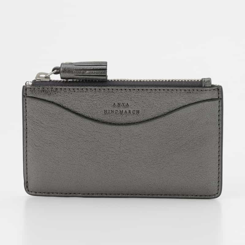 ANYA HINDMARCH ANYA HINDMARCH ＜アニヤ ハインドマーチ＞ メタリックフラグメントケース “EYES“ GRAY