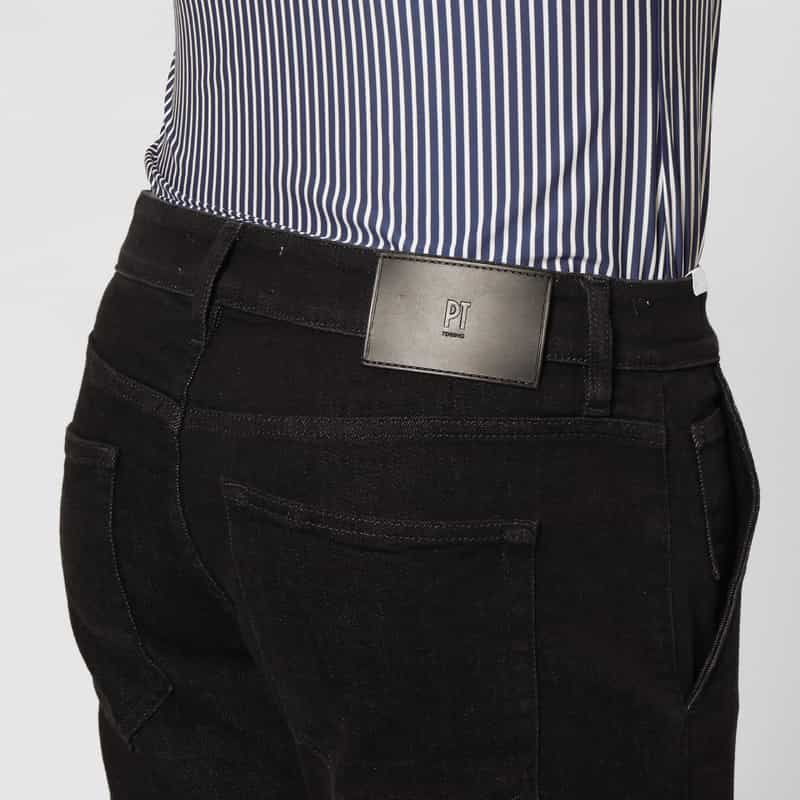 PT TORINO DENIM PT TORINO DENIM＜ピーティー トリノ デニム＞ ストレッチデニムパンツ"INDIE" BLACK
