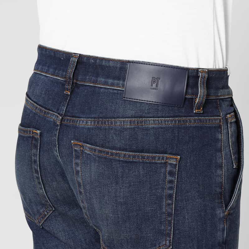 PT TORINO DENIM PT TORINO DENIM＜ピーティー トリノ デニム＞ ストレッチデニムパンツ"INDIE" BLUE