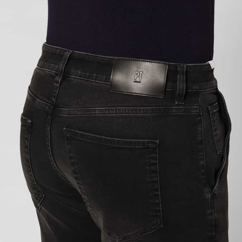 PT TORINO DENIM PT TORINO DENIM＜ピーティー トリノ デニム＞ ストレッチデニムパンツ"INDIE" DARK GRAY