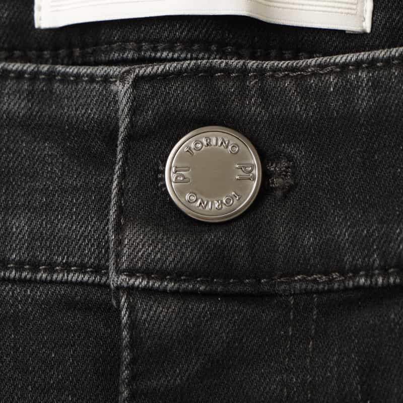 PT TORINO DENIM PT TORINO DENIM＜ピーティー トリノ デニム＞ ストレッチデニムパンツ"INDIE" DARK GRAY