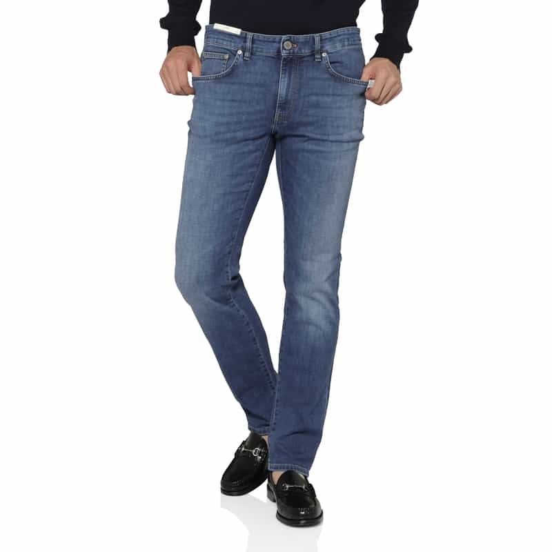 PT TORINO DENIM PT TORINO DENIM＜ピーティー トリノ デニム＞ ストレッチデニムパンツ“SAMBA" NAVY
