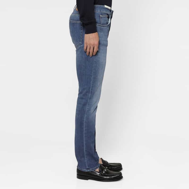 PT TORINO DENIM PT TORINO DENIM＜ピーティー トリノ デニム＞ ストレッチデニムパンツ“SAMBA" NAVY