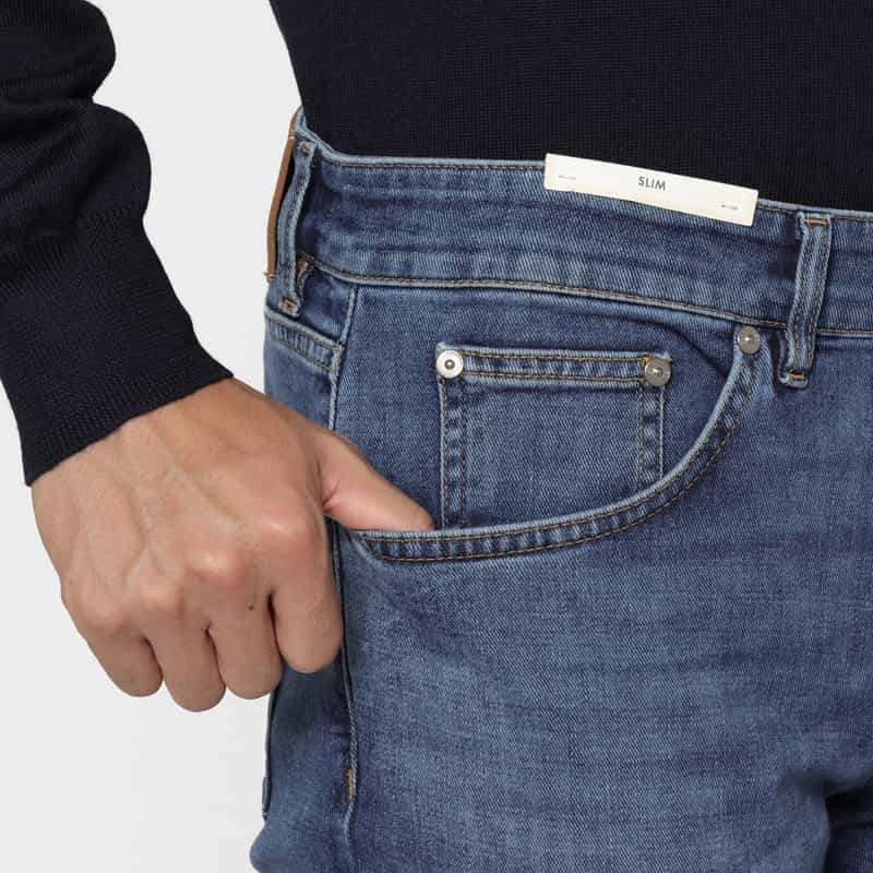 PT TORINO DENIM PT TORINO DENIM＜ピーティー トリノ デニム＞ ストレッチデニムパンツ“SAMBA" NAVY