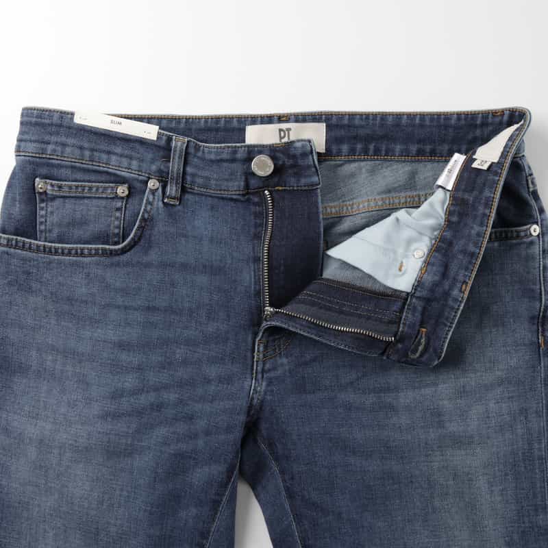 PT TORINO DENIM PT TORINO DENIM＜ピーティー トリノ デニム＞ ストレッチデニムパンツ“SAMBA" NAVY