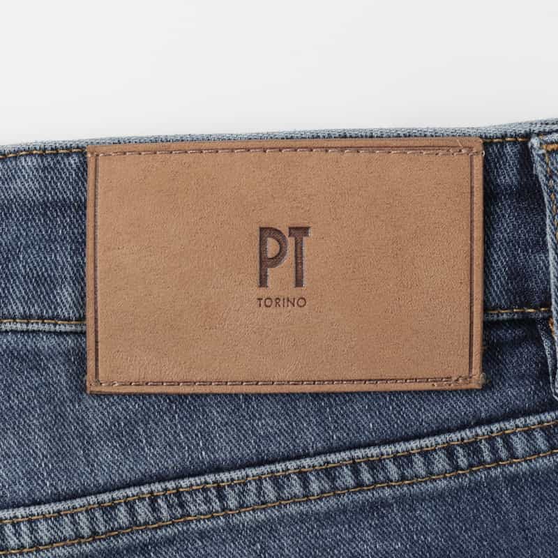 PT TORINO DENIM PT TORINO DENIM＜ピーティー トリノ デニム＞ ストレッチデニムパンツ“SAMBA" NAVY