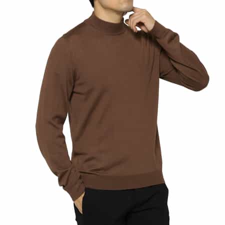GRANSASSO＜グランサッソ＞ モックネックニットプルオーバー