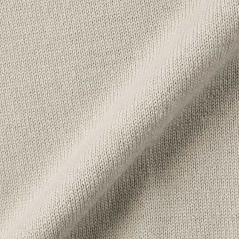 GRANSASSO GRANSASSO＜グランサッソ＞ スタンドカラーニットカーディガン IVORY