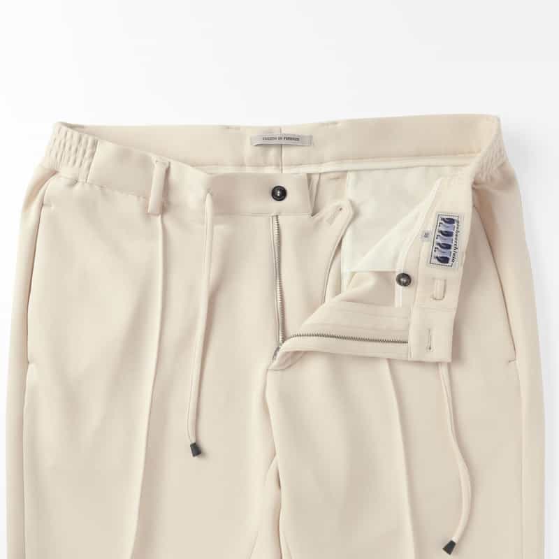 GIABSARCHIVIO GIABSARCHIVIO＜ジャブスアルキヴィオ＞ ジャージーパンツ"MASACCIO" WHITE