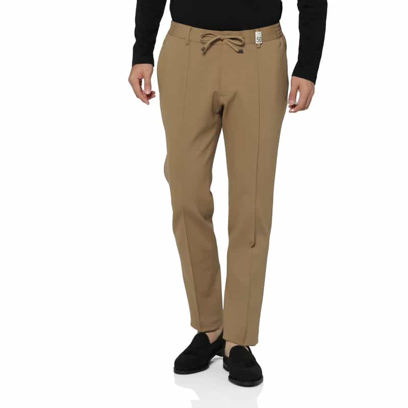 GIABSARCHIVIO GIABSARCHIVIO＜ジャブスアルキヴィオ＞ ジャージーパンツ"MASACCIO" CAMEL