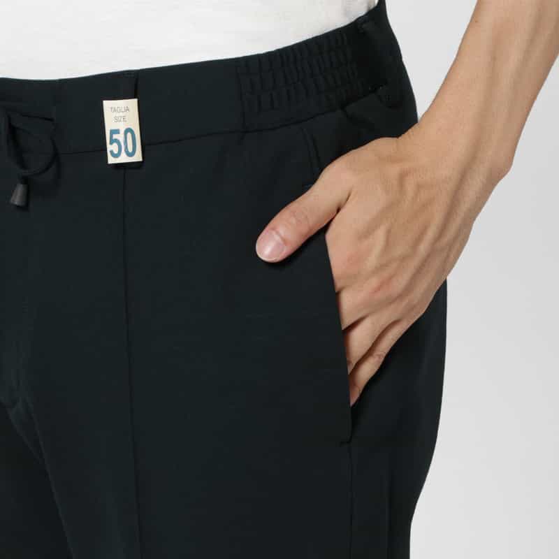 GIABSARCHIVIO GIABSARCHIVIO＜ジャブスアルキヴィオ＞ ジャージーパンツ"MASACCIO" NAVY