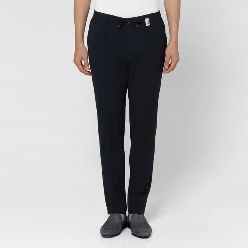 GIABSARCHIVIO GIABSARCHIVIO＜ジャブスアルキヴィオ＞ イージーパンツ"MASACCIO" NAVY