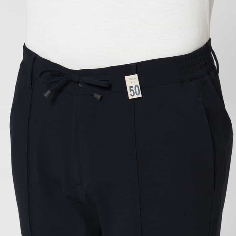 GIABSARCHIVIO GIABSARCHIVIO＜ジャブスアルキヴィオ＞ イージーパンツ"MASACCIO" NAVY