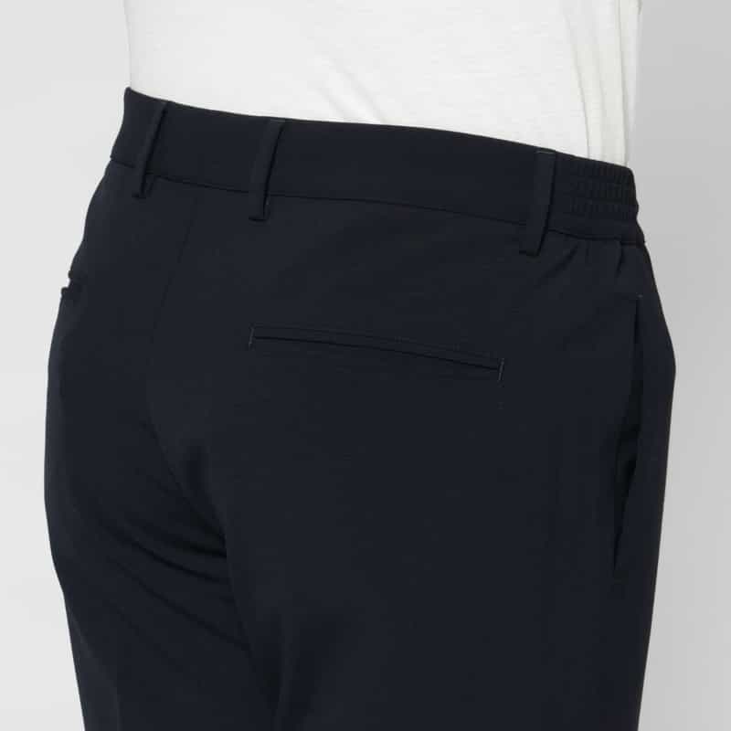 GIABSARCHIVIO GIABSARCHIVIO＜ジャブスアルキヴィオ＞ イージーパンツ"MASACCIO" NAVY
