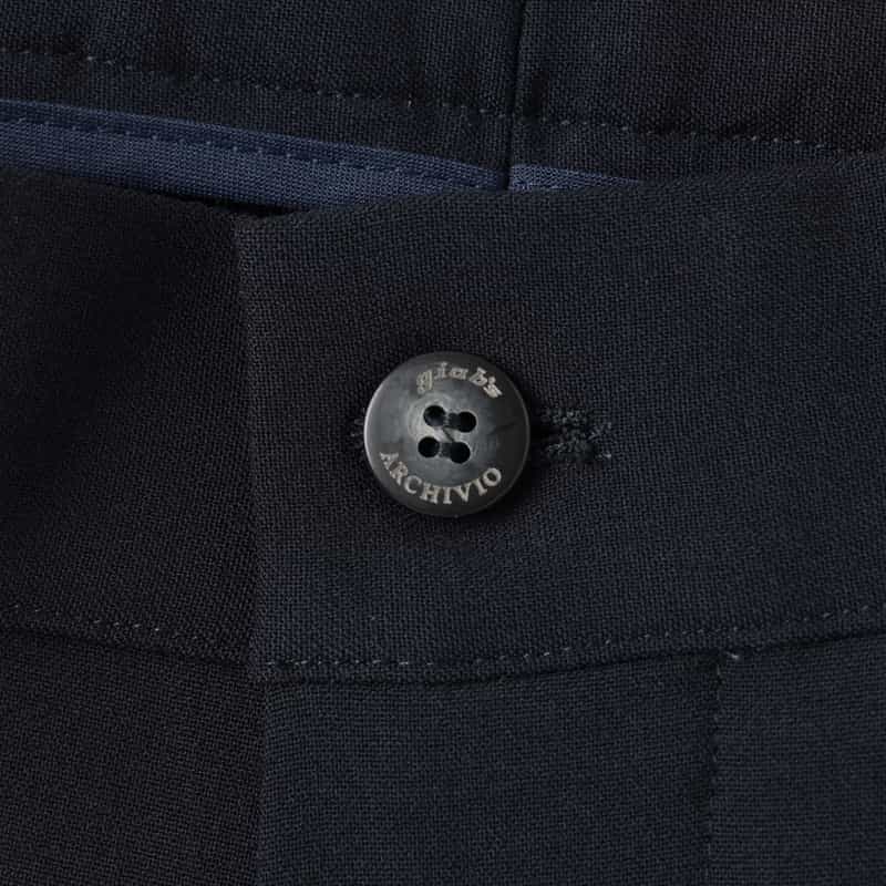 GIABSARCHIVIO GIABSARCHIVIO＜ジャブスアルキヴィオ＞ イージーパンツ"MASACCIO" NAVY