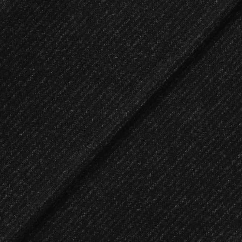 GIABSARCHIVIO GIABSARCHIVIO＜ジャブスアルキヴィオ＞ ウールサキソニー素材ストライプ柄テーパードパンツ“MASACCIO" DARK GRAY